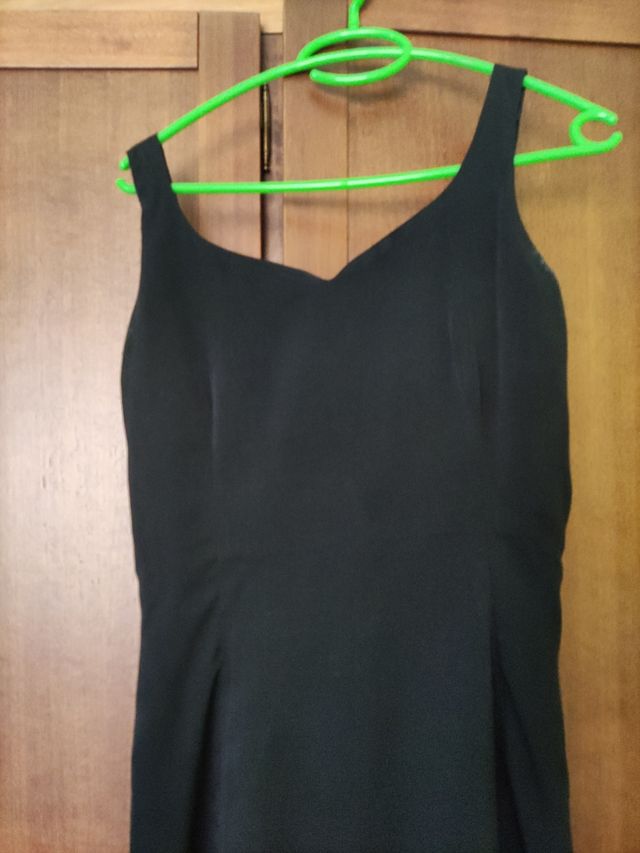 Vestido  largo negro fiesta