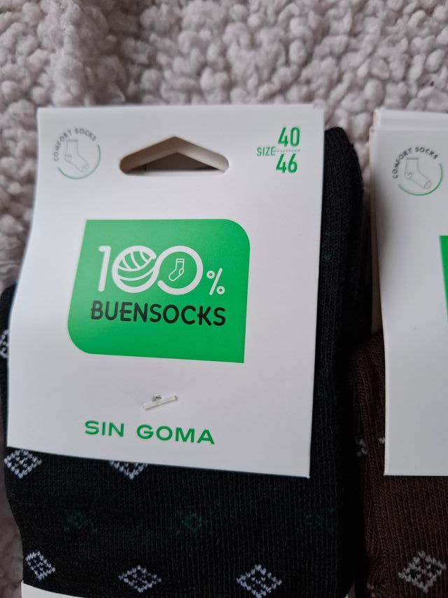 Set di 12 paia di calzini in cotone, senza gomma