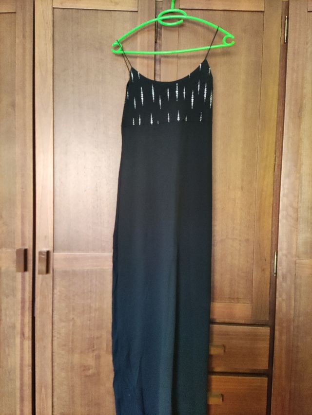 Vestido negro largo
