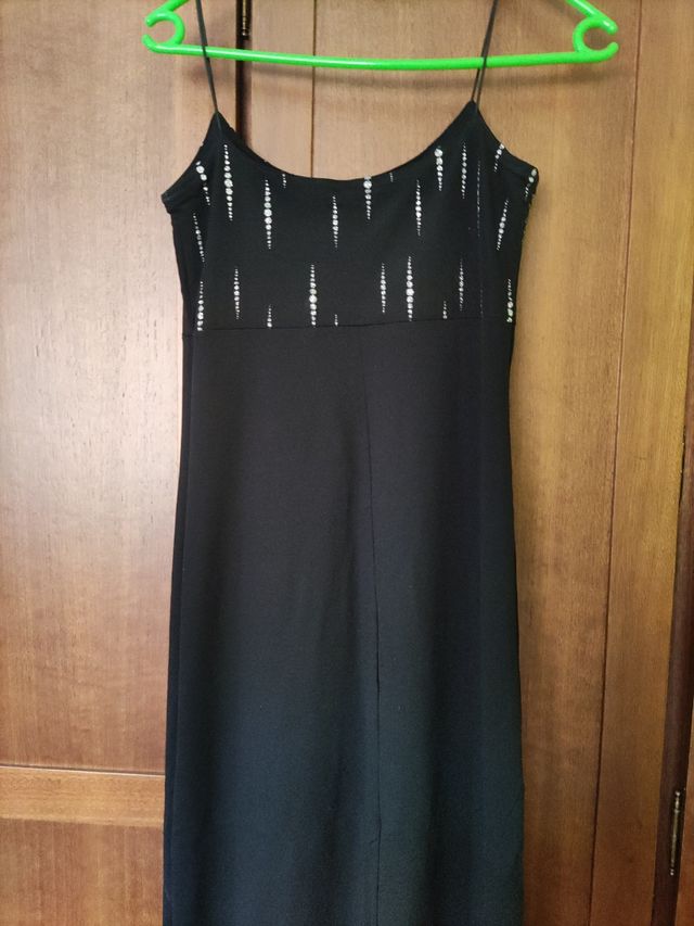Vestido negro largo