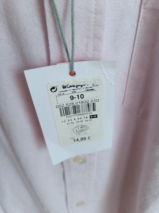 Camisa niños a estrenar 128cm