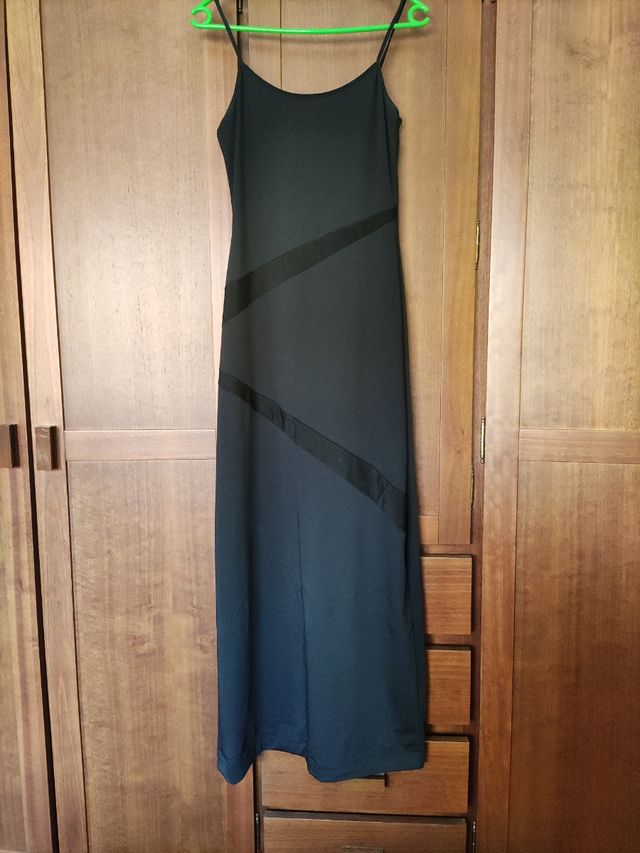 Vestido largo negro