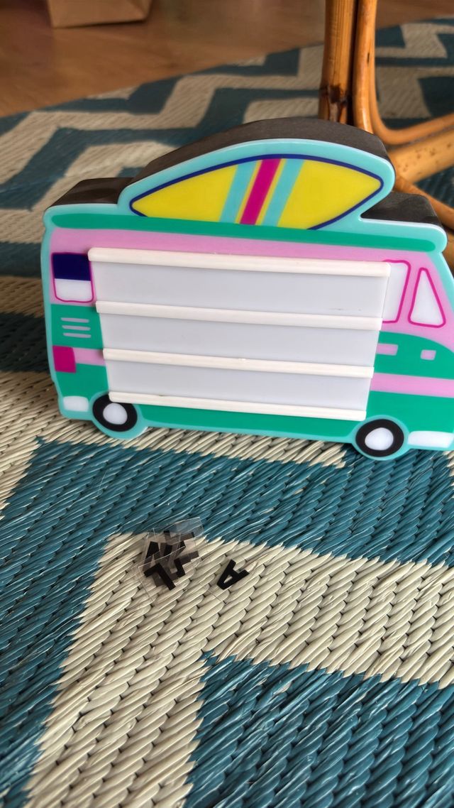 Caja de luz para poner letras