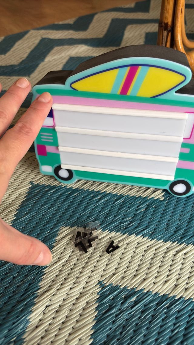 Caja de luz para poner letras