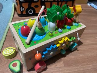 Juego montessori de madera