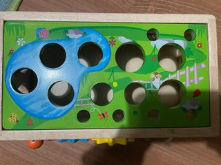 Juego montessori de madera