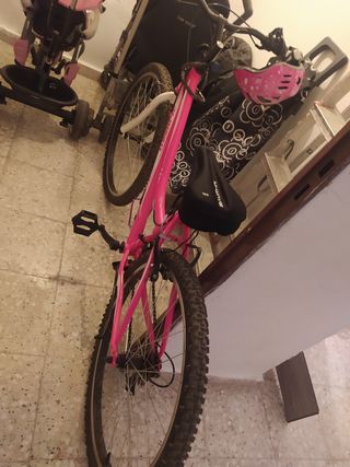 Bicicleta niña rosa
