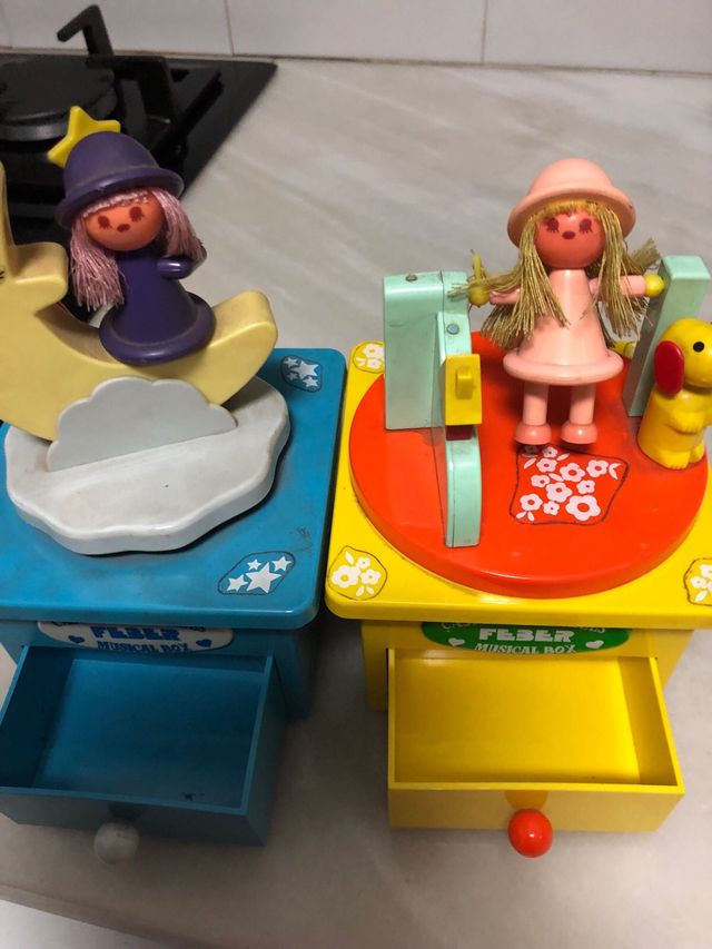 Cajas musicales antiguas feber