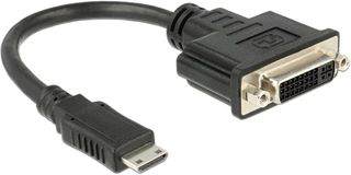 Adaptador HDMI Mini-C Macho a DVI Hembra 20cm