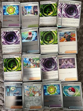 Cartas Pokémon energía / entrenadores