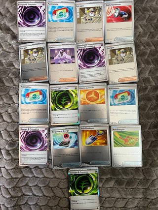 Cartas Pokémon energía / entrenadores