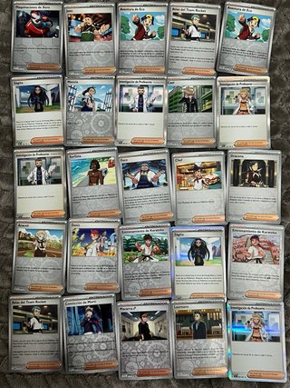 Cartas Pokémon energía / entrenadores