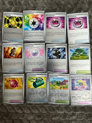 Cartas Pokémon energía / entrenadores