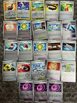Cartas Pokémon energía / entrenadores