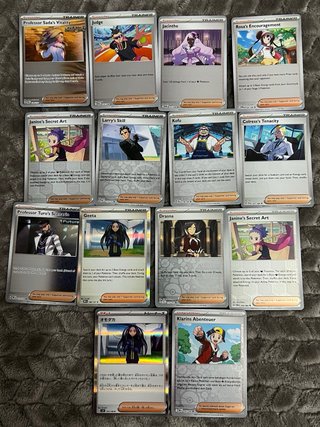Cartas Pokémon energía / entrenadores