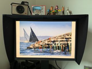 Monitor Eizo ColorEdge 222W foto y video. Pantalla