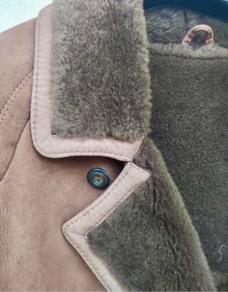 Montone in camoscio e lana Vintage