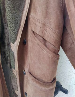 Montone in camoscio e lana Vintage