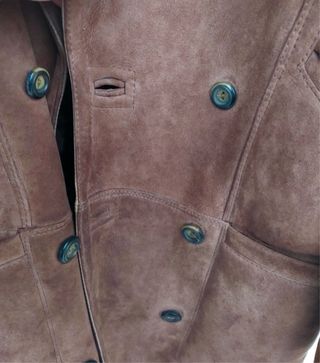 Montone in camoscio e lana Vintage