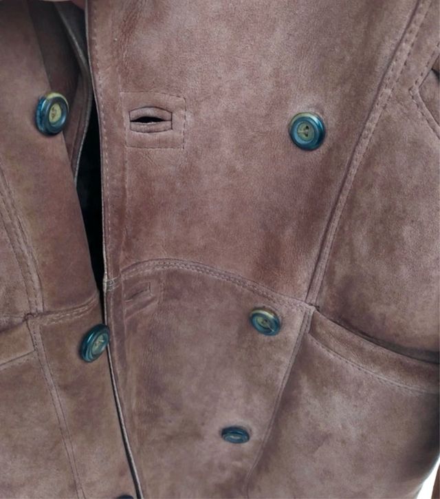 Montone in camoscio e lana Vintage