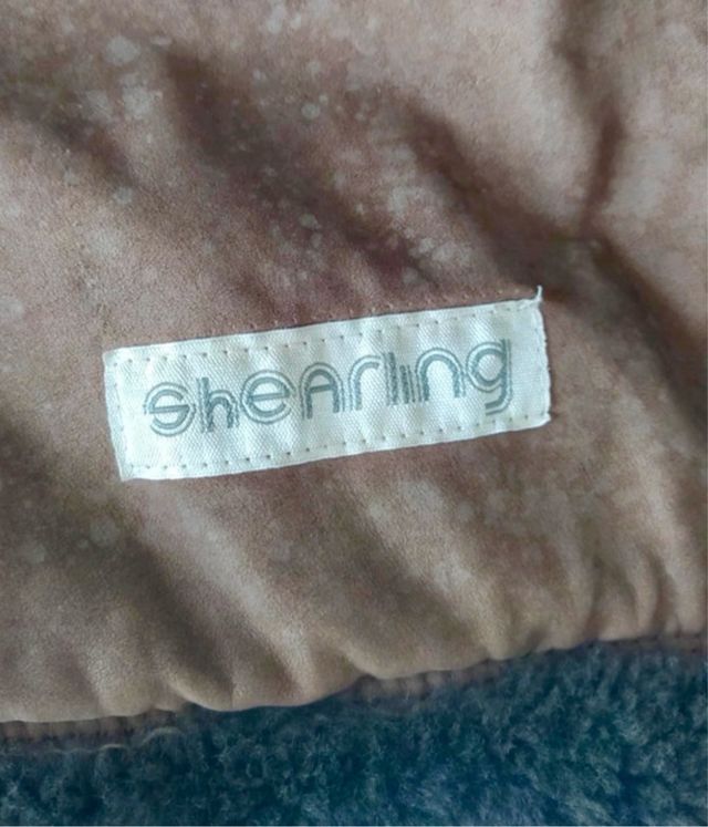 Montone in camoscio e lana Vintage