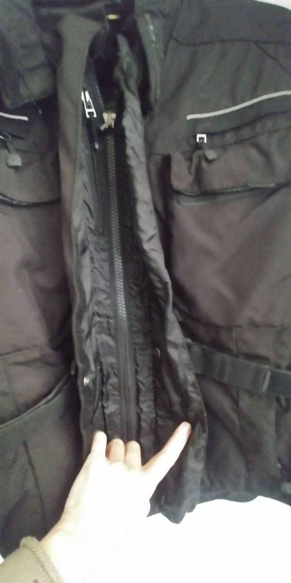 Chaqueta motera hombre