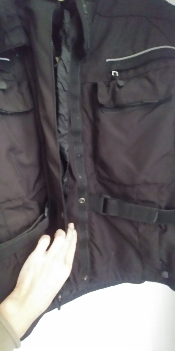 Chaqueta motera hombre