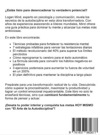 Libro: El Arte de la Autodisciplina 