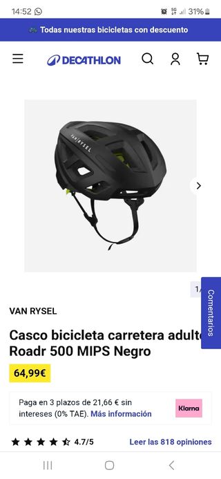 Casco bici  Van Rysel adulto