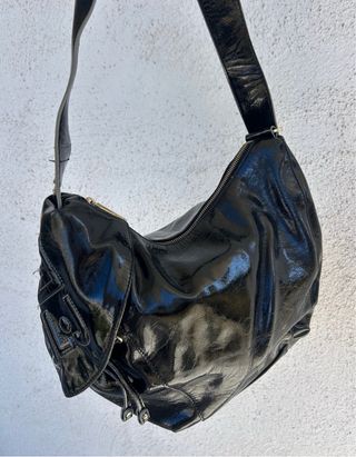 Borsa Liujo Nera lucida Vintage