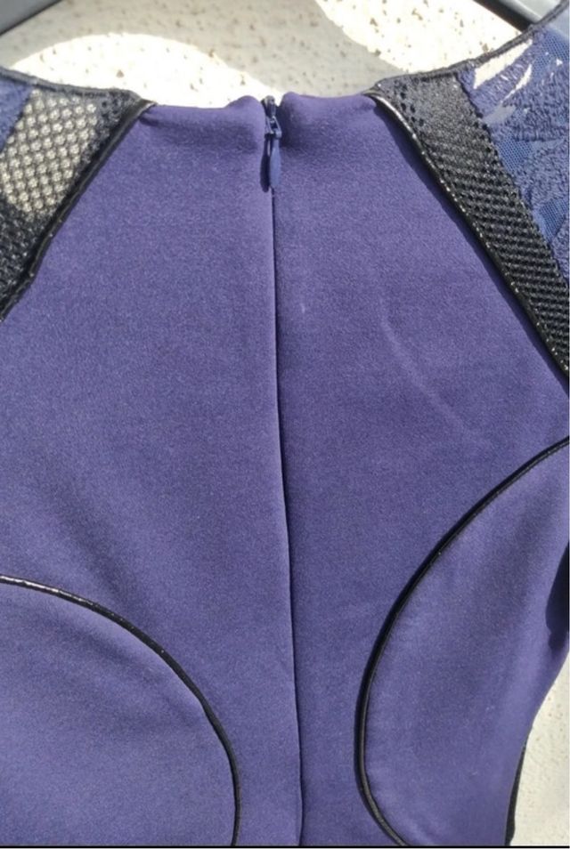 Vestito blu tubino elegante