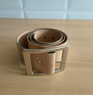 Cinturón marrón claro 100 cm