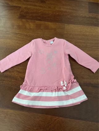 Vestito bambina rosa 18 mesi 