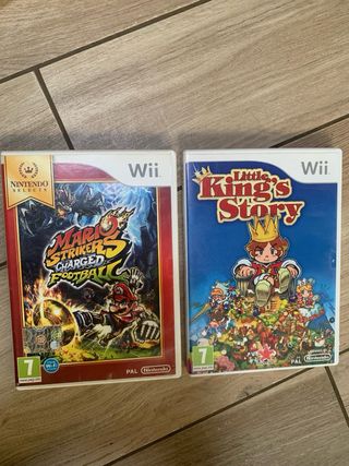 Lotto giochi WII rivercati Mario e little King