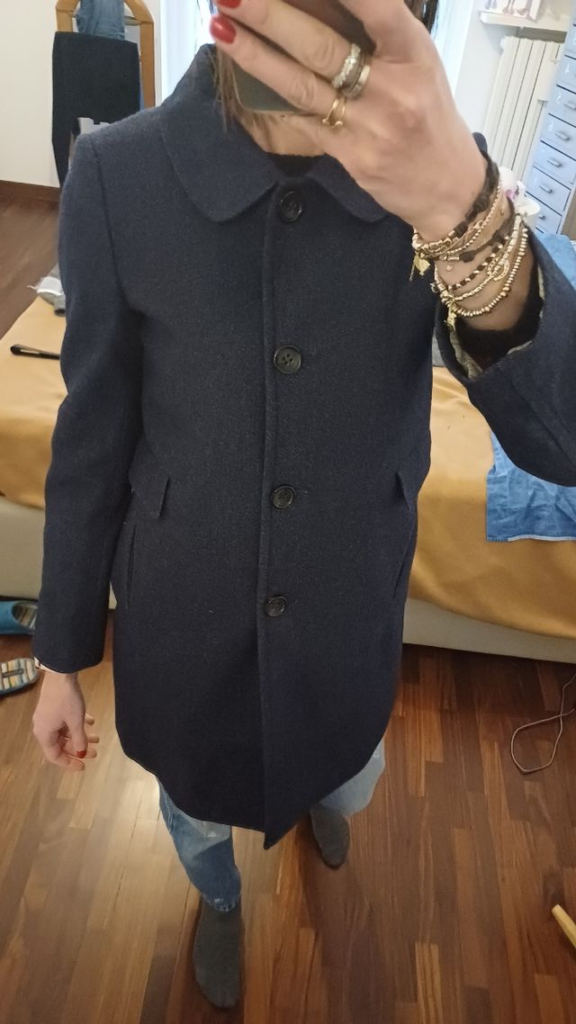 Cappotto di lana e cashmere tg 38