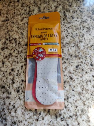 Espuma de látex infantil suela