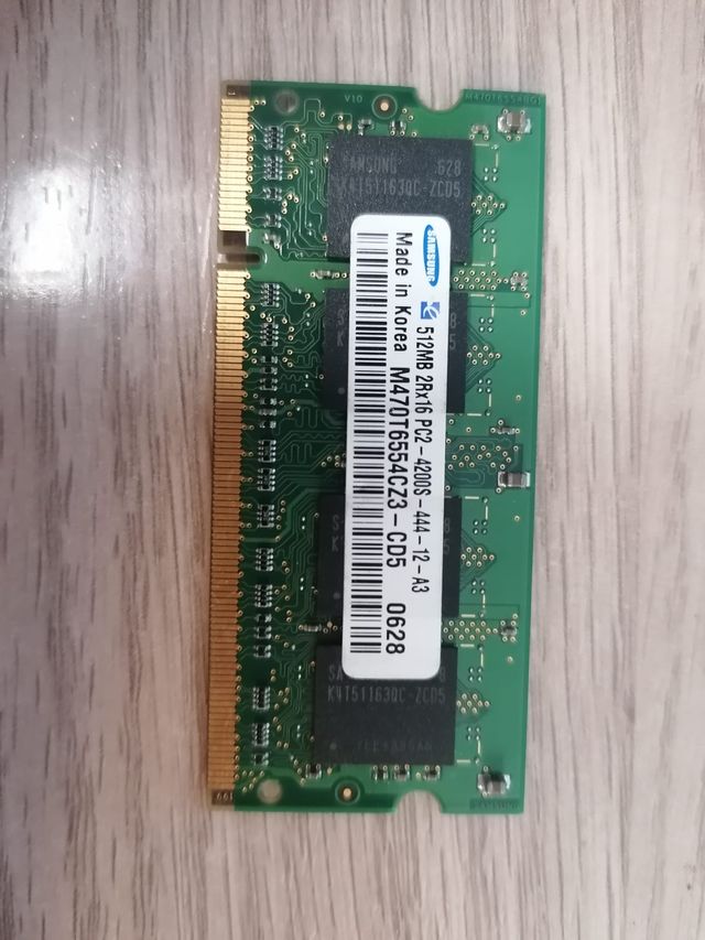 RAM 512MB 200-pin PC2-5300 CL5 (DDR2)