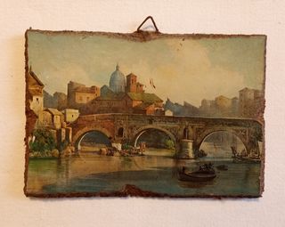 Tre quadretti vintage "Roma sparita"