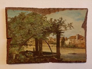Tre quadretti vintage "Roma sparita"