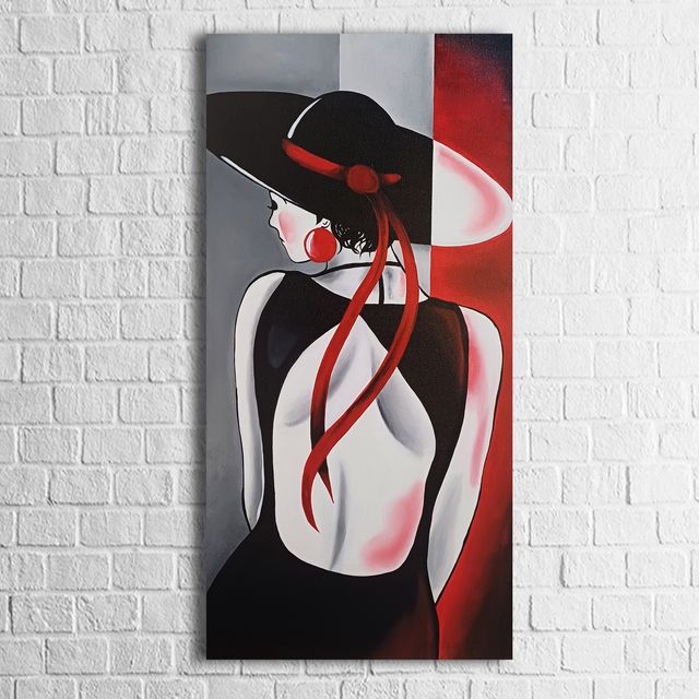 Quadro dipinto a mano acrilico su tela