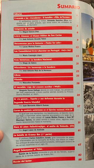 REVISTA HISTORIA MILITAR. KRASNY BOR Y FALLSCHIRMJ