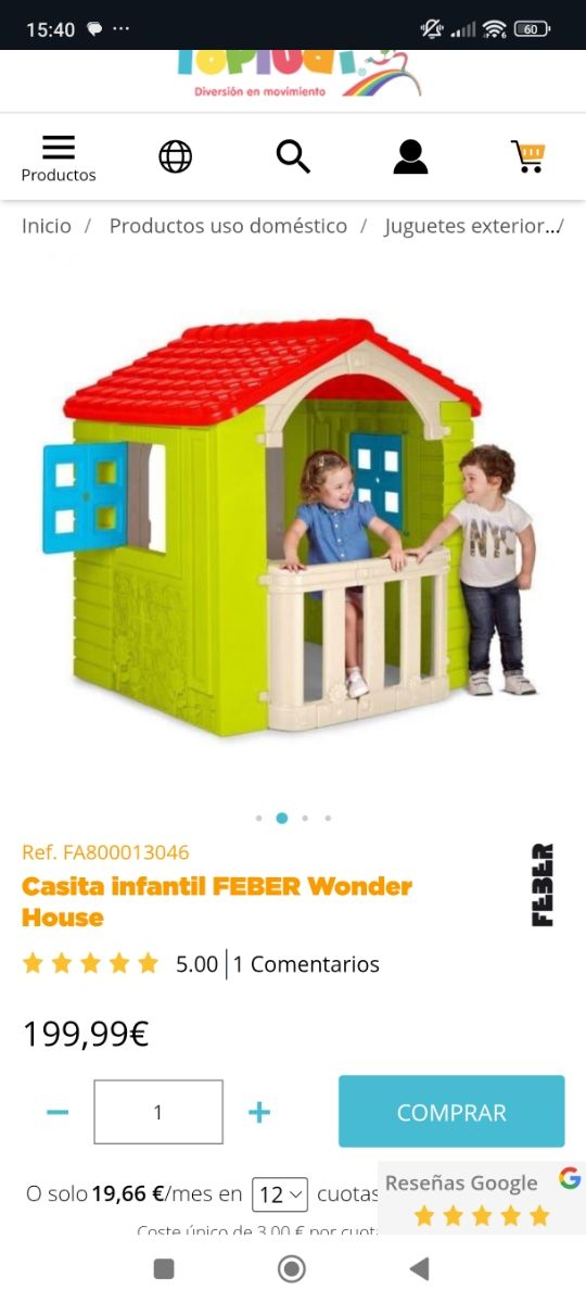 Casita infantil Feber Wonder House