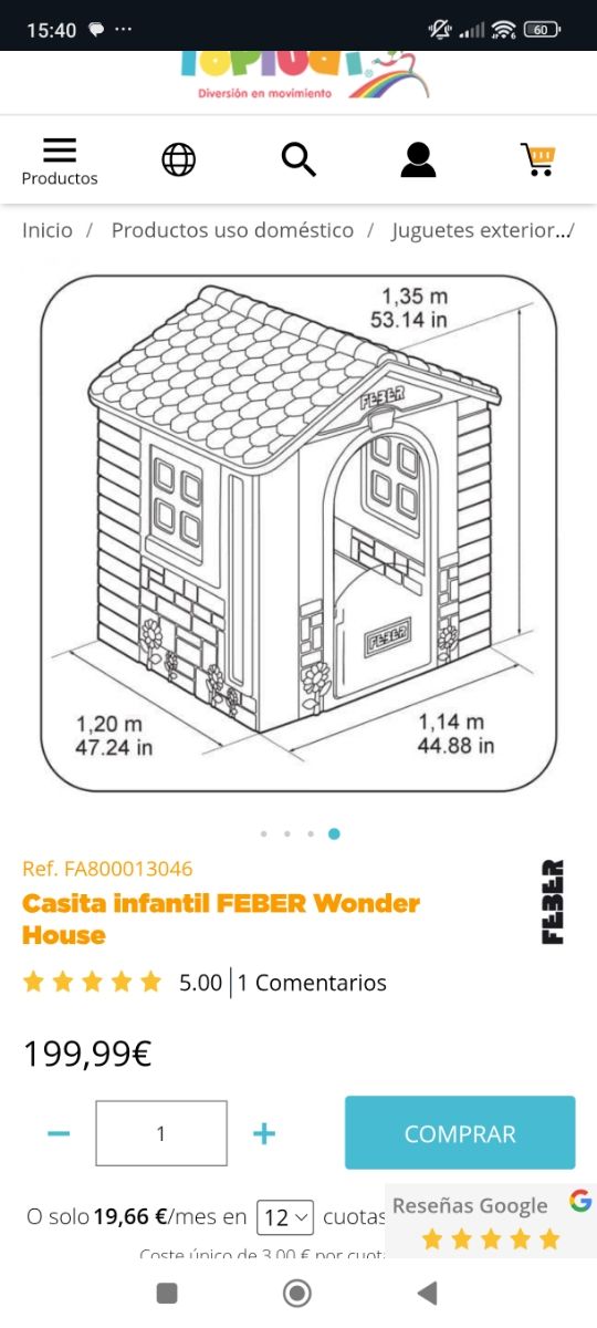 Casita infantil Feber Wonder House