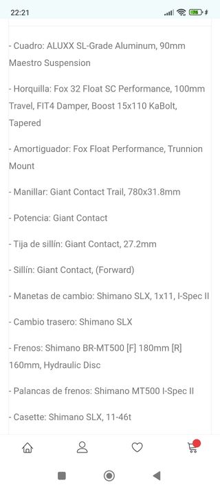 Giant Anthem 2 talla M