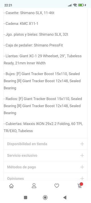 Giant Anthem 2 talla M