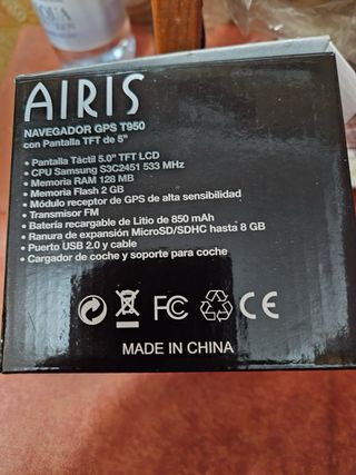 Navegador GPS Airis T950