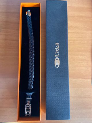 Pulsera liska cuero hombre