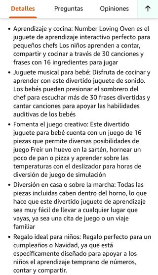 Cocinita interactiva