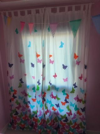 Cortinas mariposas 