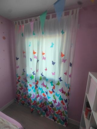 Cortinas mariposas 